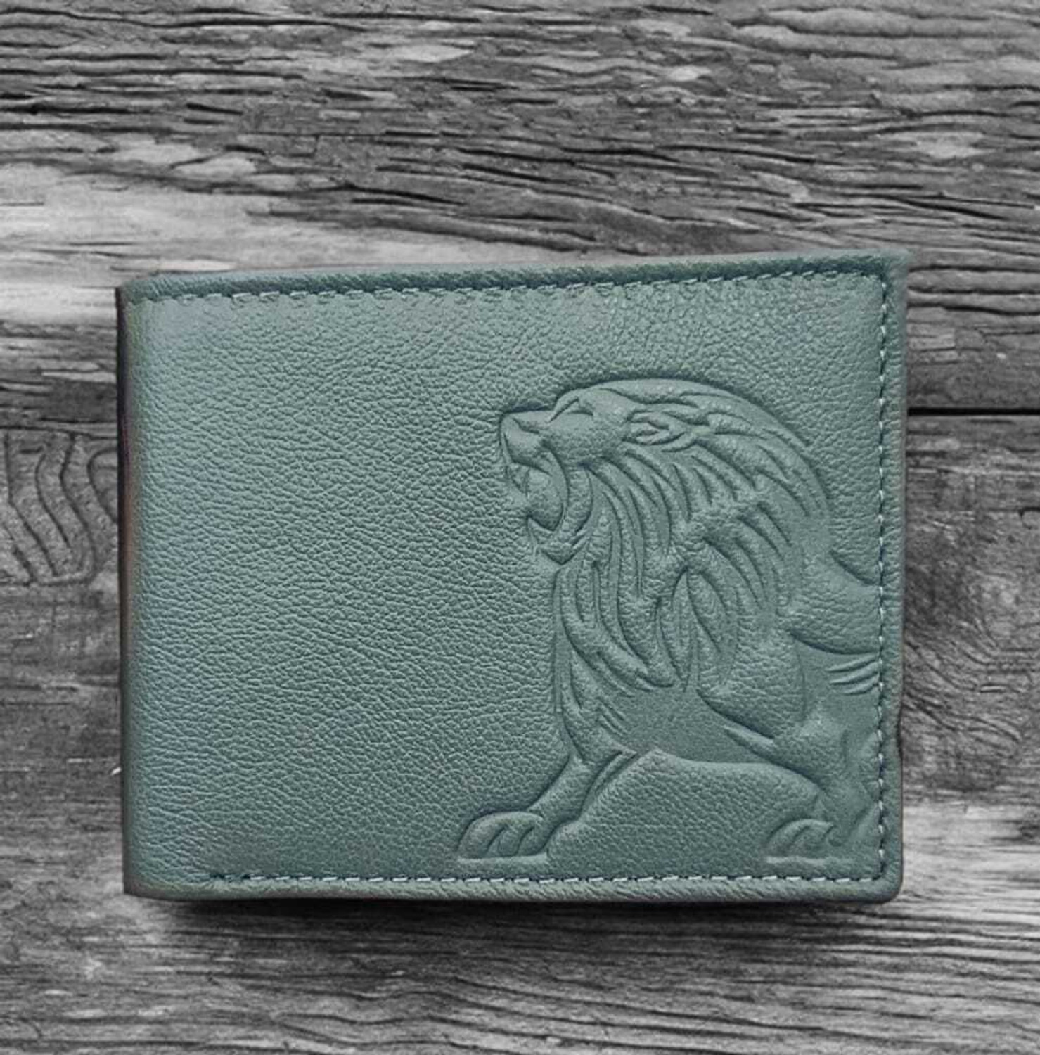 Image of Police Men Black Genuine Leather Card Holder (6 Card Slots)