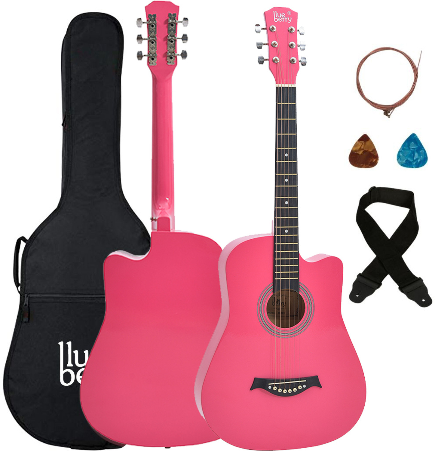 Image of Belear I-280-WBR Couturier 38 Inch Red Spruce Cutaway Acoustic Guitar with Truss Rod Acoustic Guitar Spruce Plastic Right Hand Orientation (Brown)