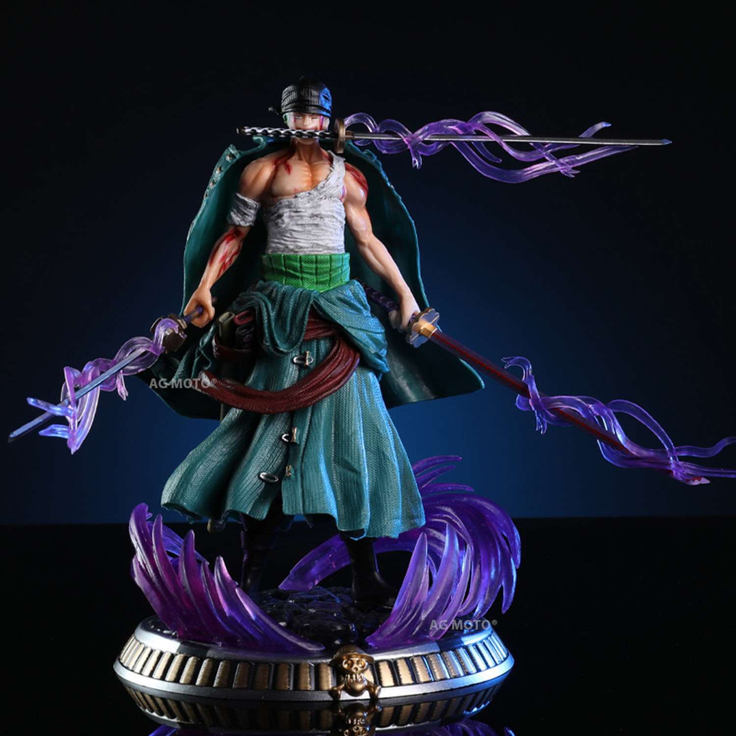 Image of Otaku Originals Luffy Sun God Nika Action Figure - Limited Edition One Piece Anime Figure 23cm (Multicolor)