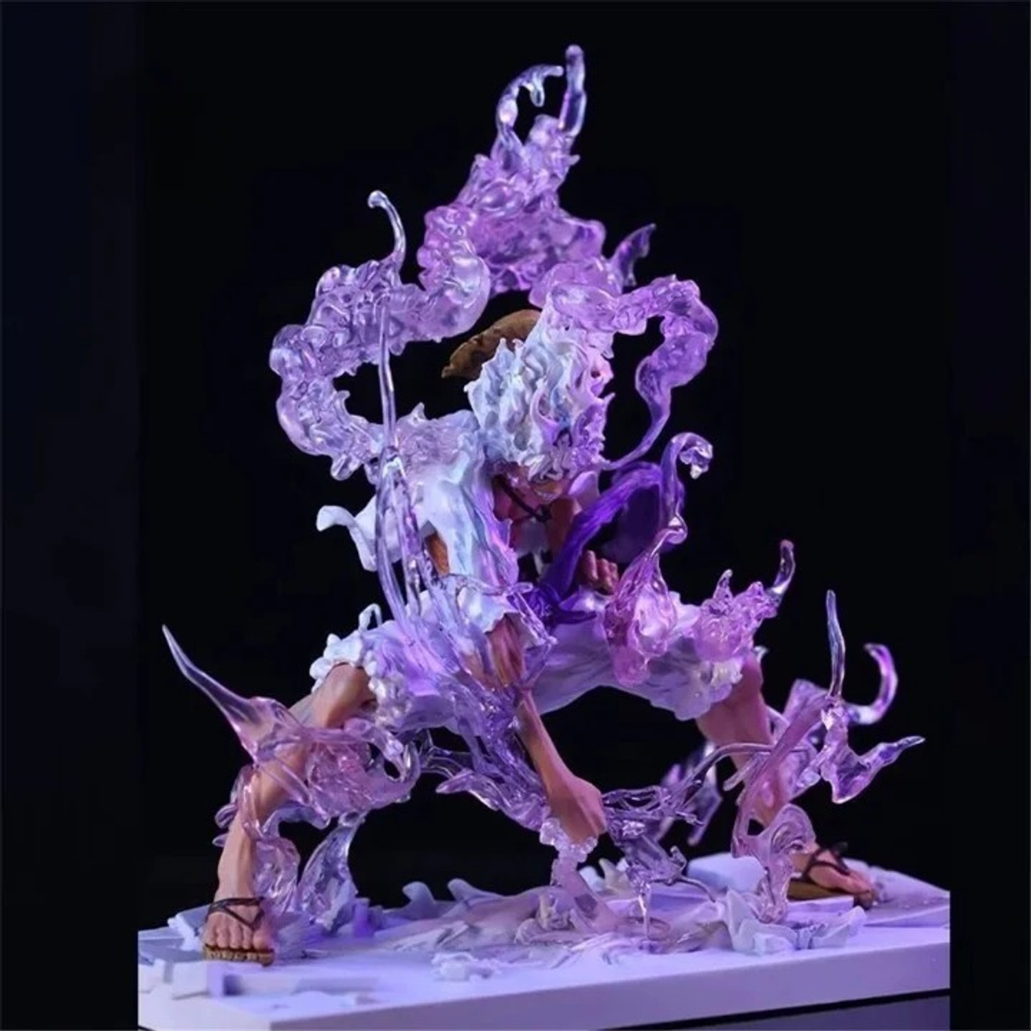 Image of Otaku Originals Luffy Sun God Nika Action Figure - Limited Edition One Piece Anime Figure 23cm (Multicolor)