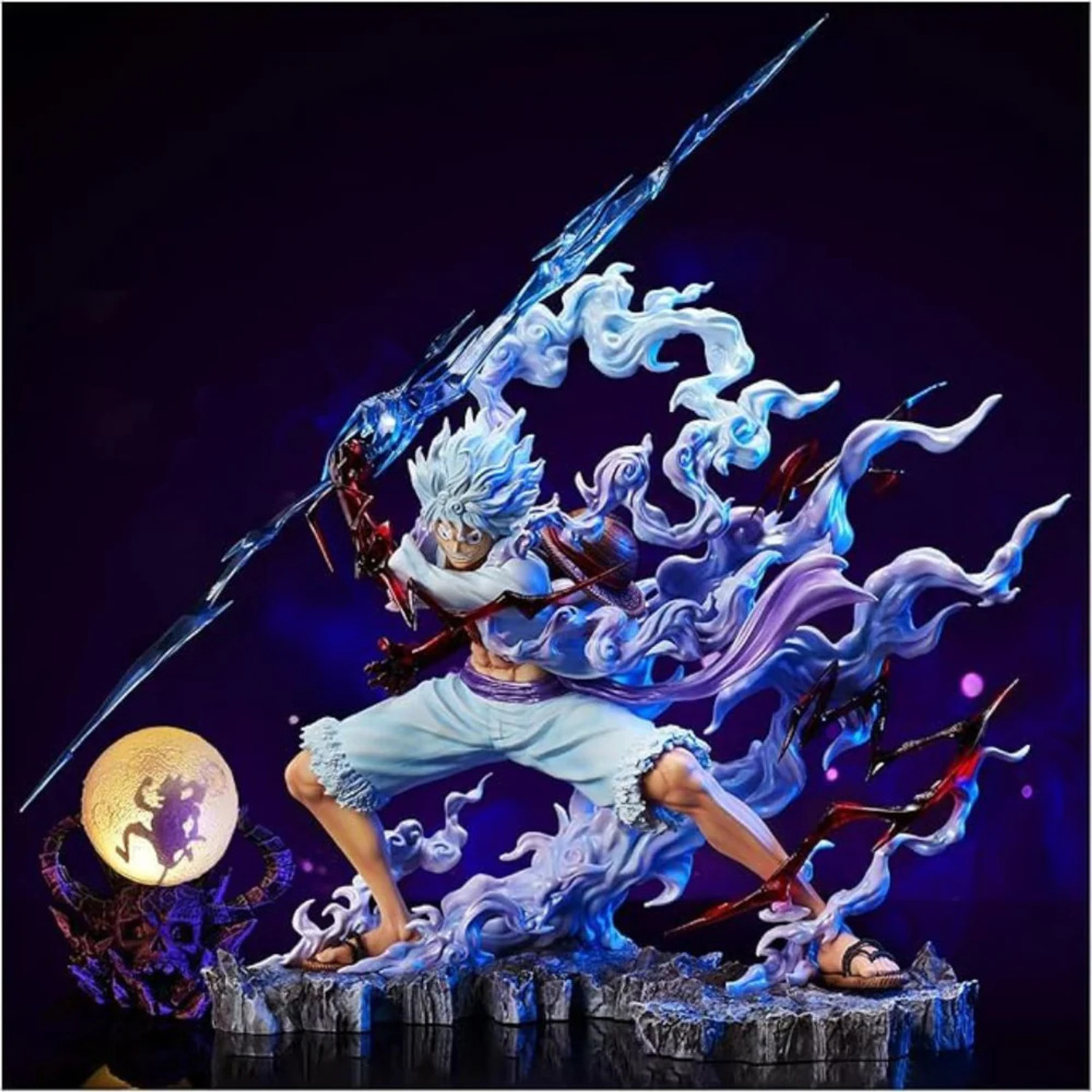 ToonyVerse Anime Luffy Gear 5 Figure - Image 1