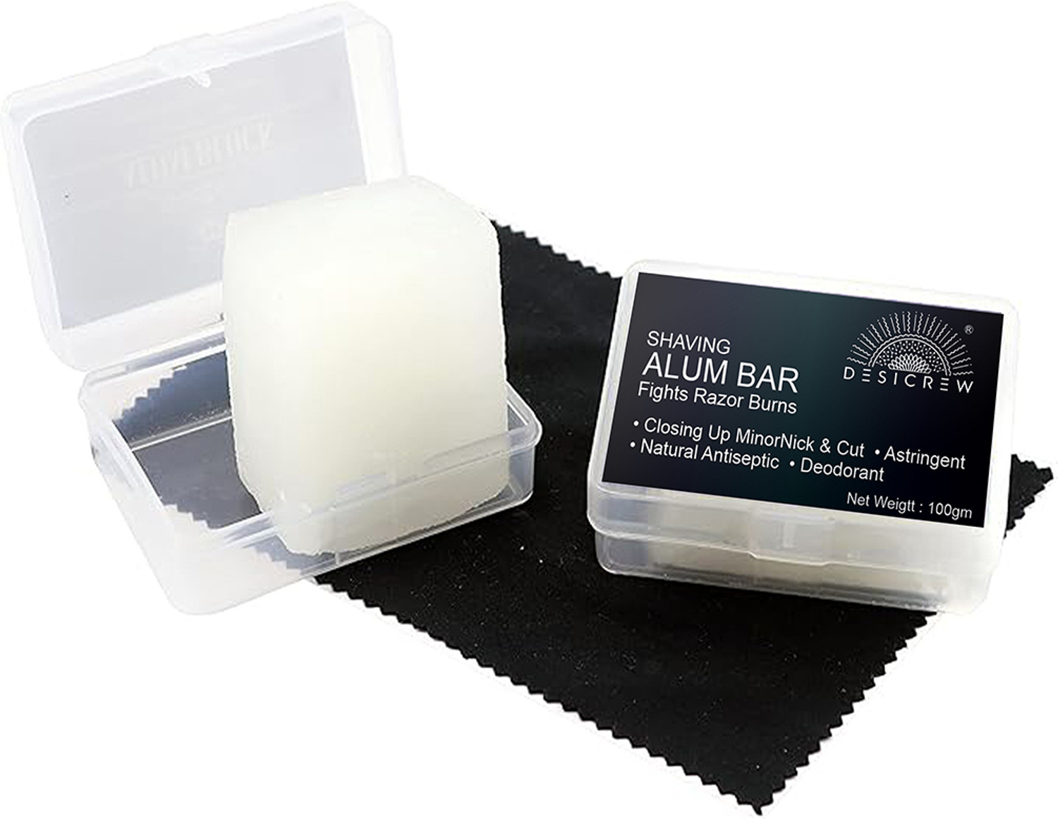 Image of Sanfe Post Shave Alum Bar| Instantly Heals Shaving Cuts & Nicks (100 g)