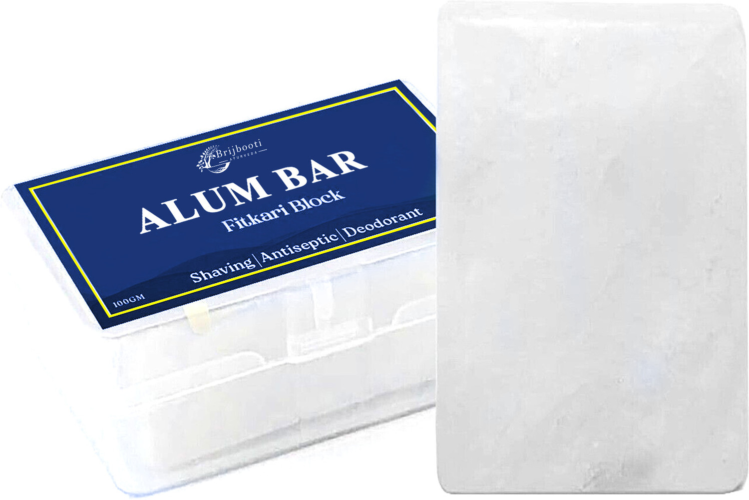 Image of Sanfe Post Shave Alum Bar| Instantly Heals Shaving Cuts & Nicks (100 g)