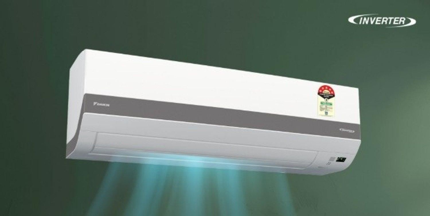 Image of Daikin 2025 Model 1 Ton 5 Star Split Inverter AC (FTKM35XV16VAA, White)