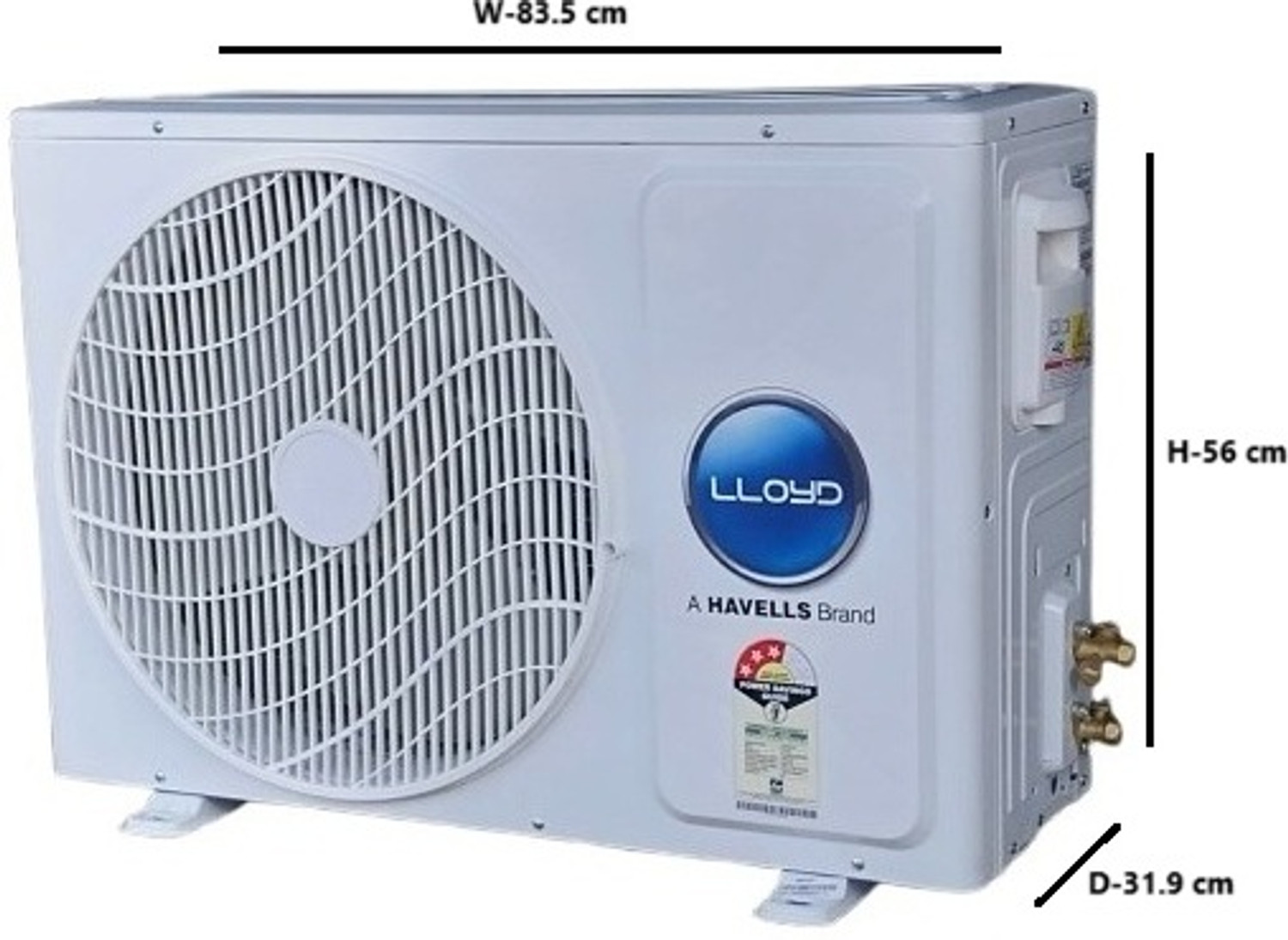 Image of Lloyd 2024 Model 1.5 Ton 3 Star Split Inverter AC (AC GLS18I3KOSBV, Silver)