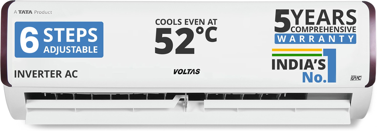 Image of Voltas 2025 Model 1.5 Ton 3 Star Window Fixed Speed AC (183 VECTRA PRISM-1(4011499), White)