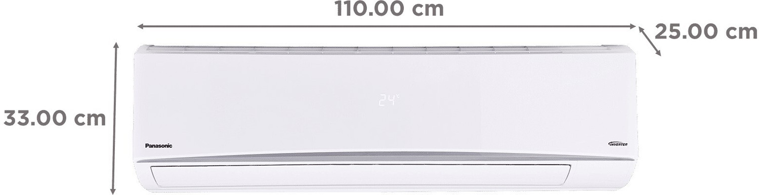 Image of Panasonic 2025 Model 2.2 Ton 4 Star Split Inverter with Wi-fi AC (CS-QU26BKYFM /CU-QU26BKYFM, White)