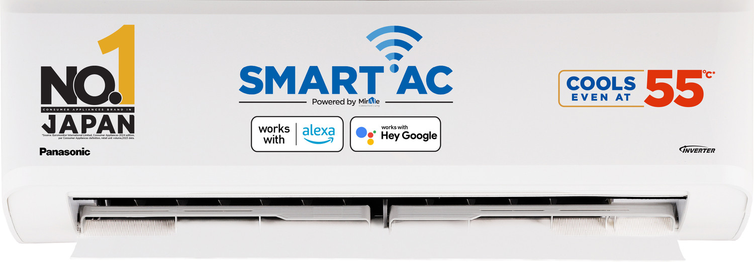 Image of Panasonic 2026 Model 1.5 Ton 3 Star Split Inverter with Wi-fi AC (CS /CU-SU18BKY3W, White)