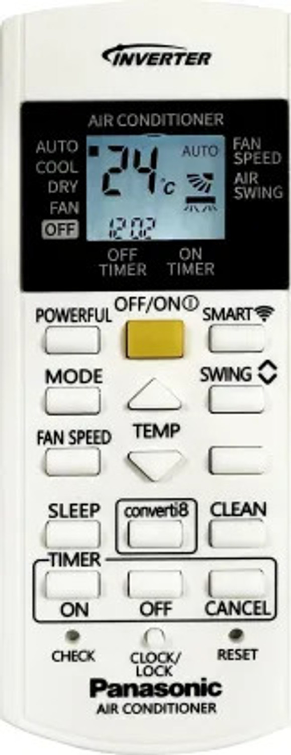 Image of Panasonic 2026 Model 1.5 Ton 3 Star Split Inverter with Wi-fi AC (CS /CU-SU18BKY3W, White)