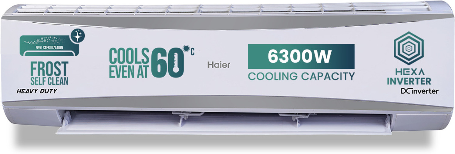 Image of Lloyd 2024 Model 1.5 Ton 3 Star Split Inverter AC (AC GLS18I3KOSBV, Silver)