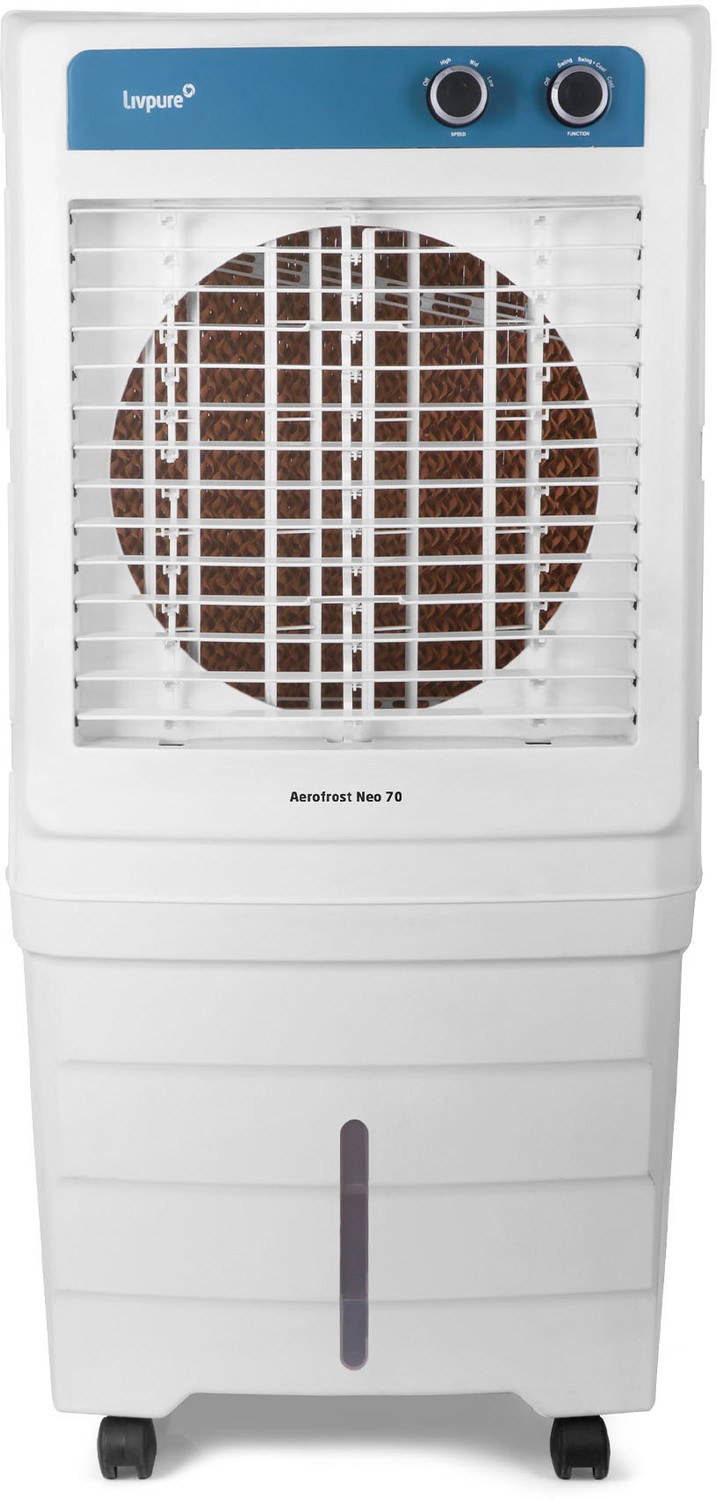 Image of Frostline 70 L Desert Air Cooler (White, Desert Air Cooler for Larger Room Big Ice Chamber High-Speed Cooling | AirC 35)