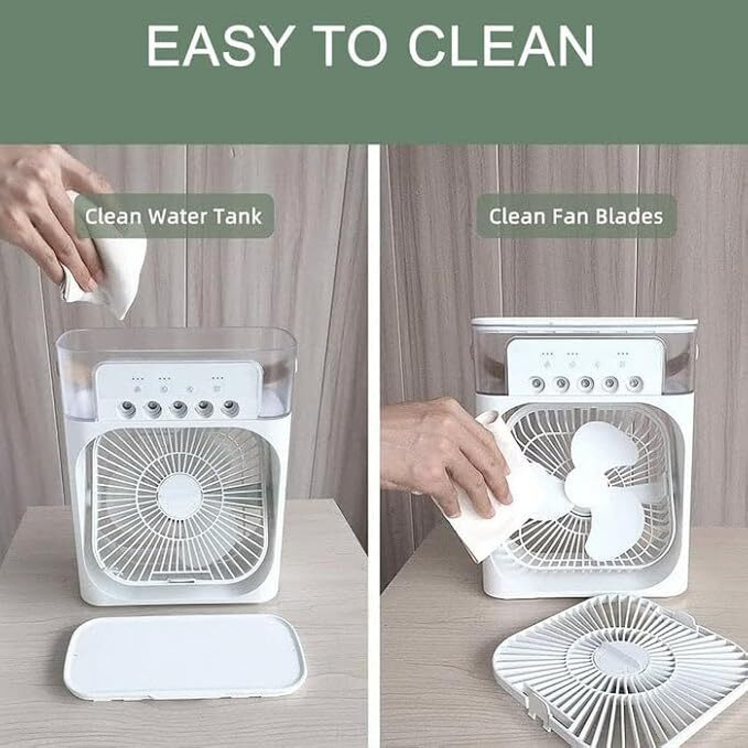 Image of Pikypoky 6 L Room /Personal Air Cooler (White, Mini AC)