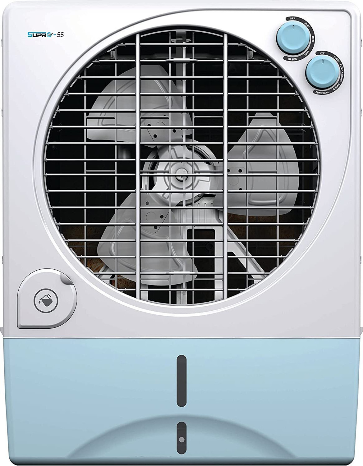 Image of HAVELLS 40 L Tower Air Cooler (Black and Grey, Zurii 40 With Remote Digital Tower Cooler)