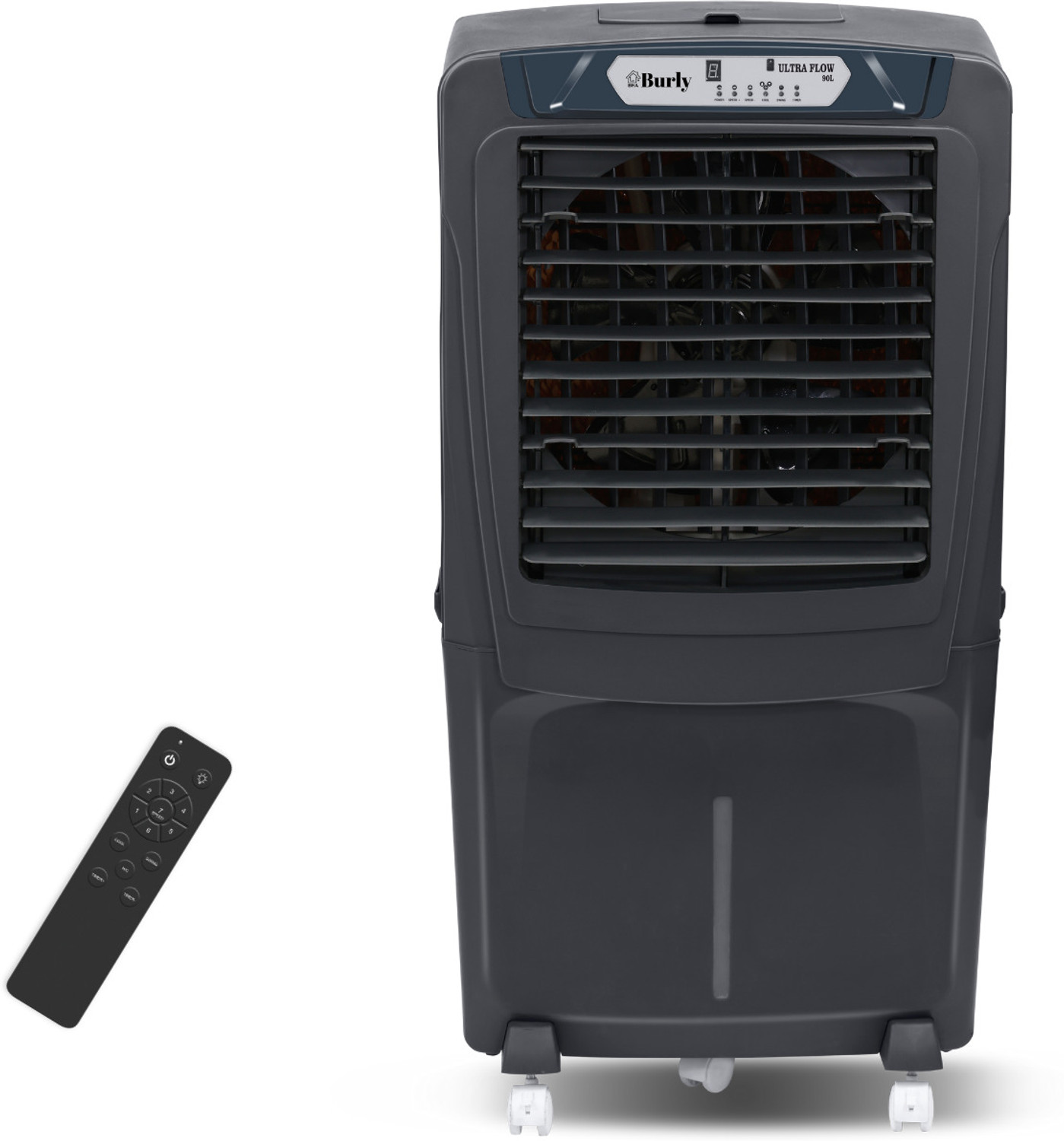 Image of BURLY 90 L Desert Air Cooler (Gray Color, BLDC)