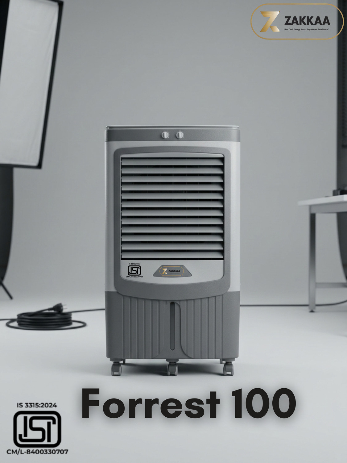 Image of Frostline 70 L Desert Air Cooler (White, Desert Air Cooler for Larger Room Big Ice Chamber High-Speed Cooling | AirC 7)