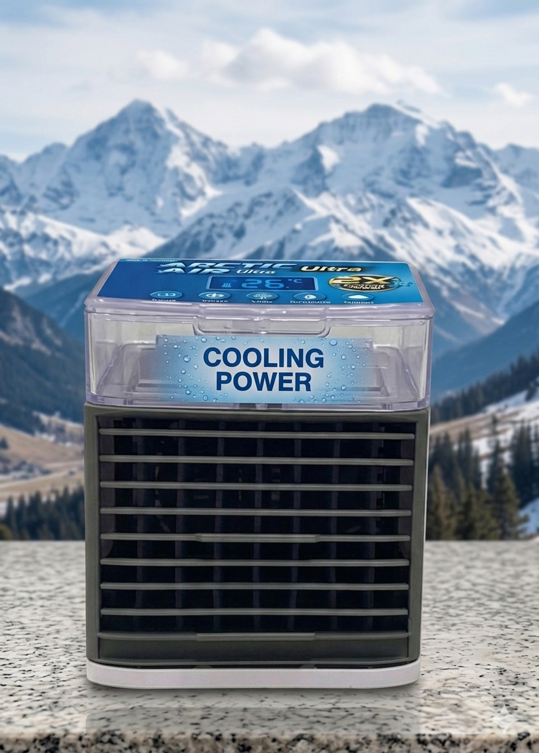 Image of DORQ 14 L Room /Personal Air Cooler (White, Double Ended Fan SPSP-56)