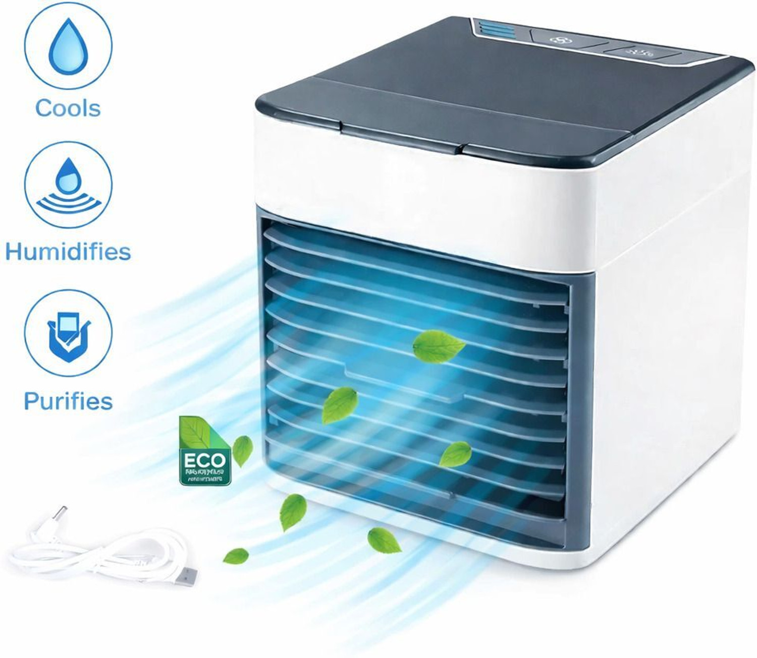 Image of Sitaramm 40 L Room /Personal Air Cooler (White, Double Ended Spray Fan (Newly 2025) Desk Fan Office and home xds14)