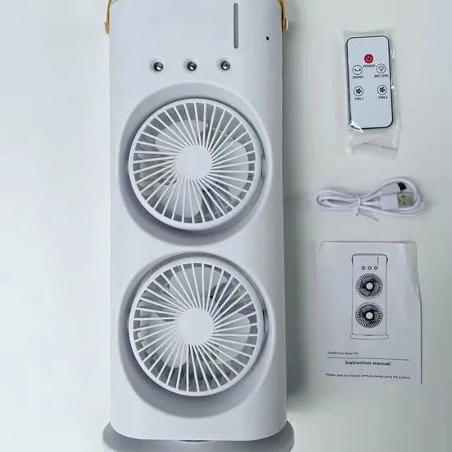 Image of Sitaramm 4 L Tower Air Cooler (Multicolor, Double End Mist Air Cooler Fan with Remote Mini Portable Air Conditioner Fan)