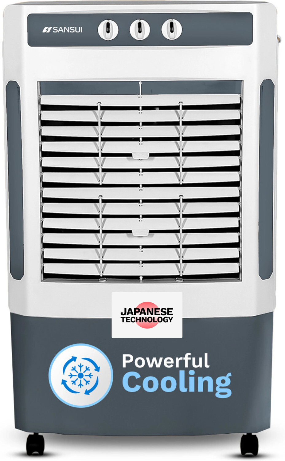 Image of Reliance 95 L Desert Air Cooler (White & Grey, RV95MD-HC Mega 95 L)