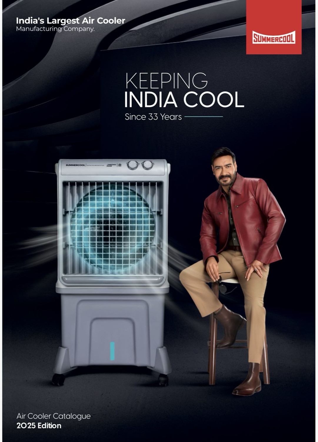 Image of Summercool Cool 95 L Tower Air Cooler (Grey, IVAAN 95L)