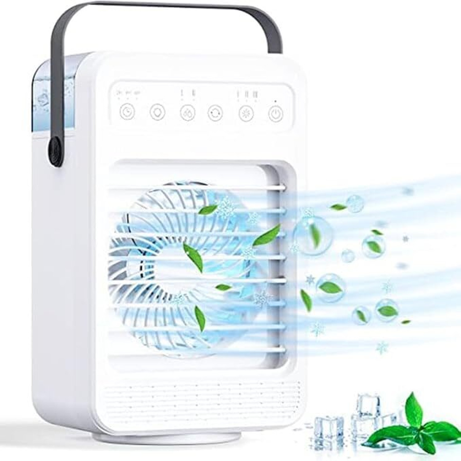 Image of Pikypoky 6 L Room /Personal Air Cooler (White, Mini AC)