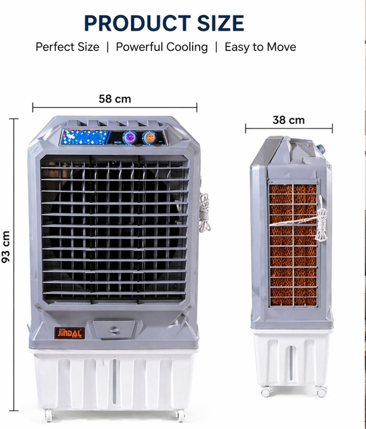 Image of Hammad Collection 40 L Desert Air Cooler (White, Air Cooler)