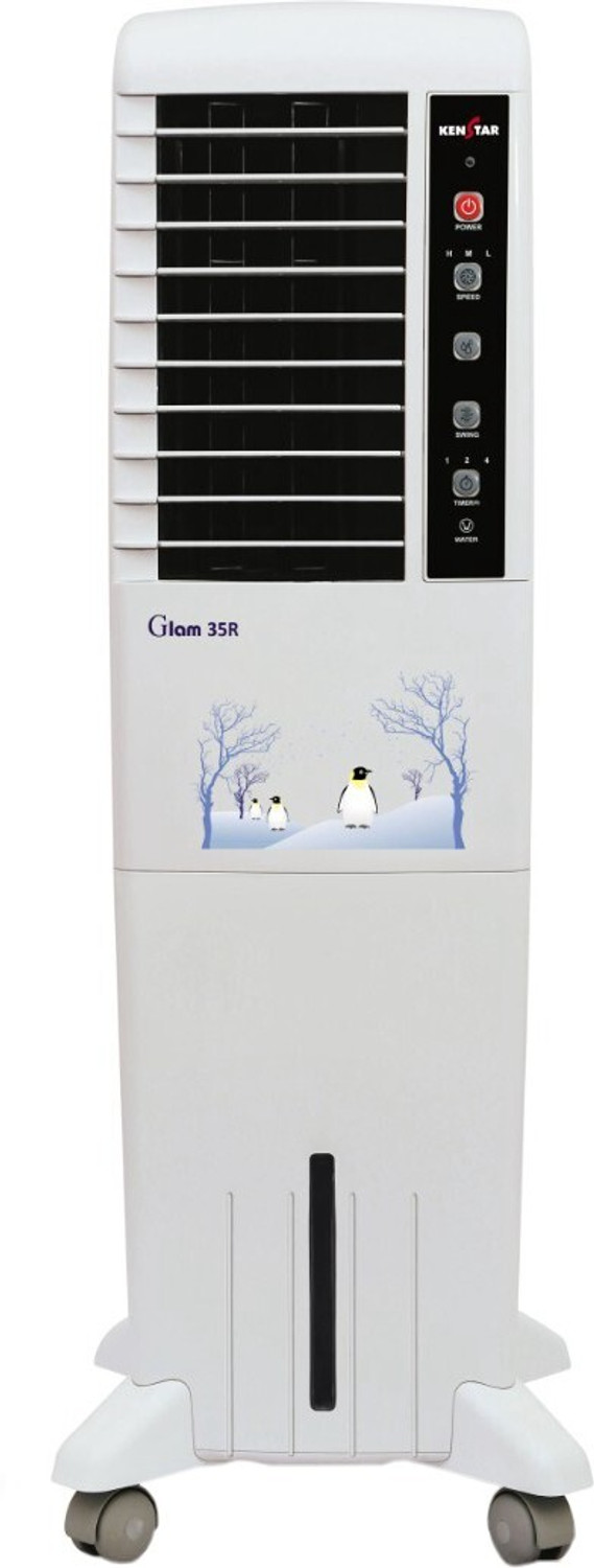 Image of Sitaramm 4 L Tower Air Cooler (Multicolor, Double End Mist Air Cooler Fan with Remote Mini Portable Air Conditioner Fan)
