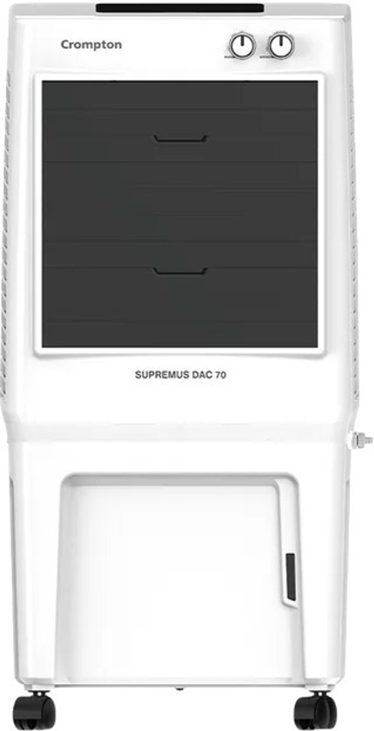 Image of Frostline 70 L Desert Air Cooler (White, Desert Air Cooler for Larger Room Big Ice Chamber High-Speed Cooling | AirC 35)