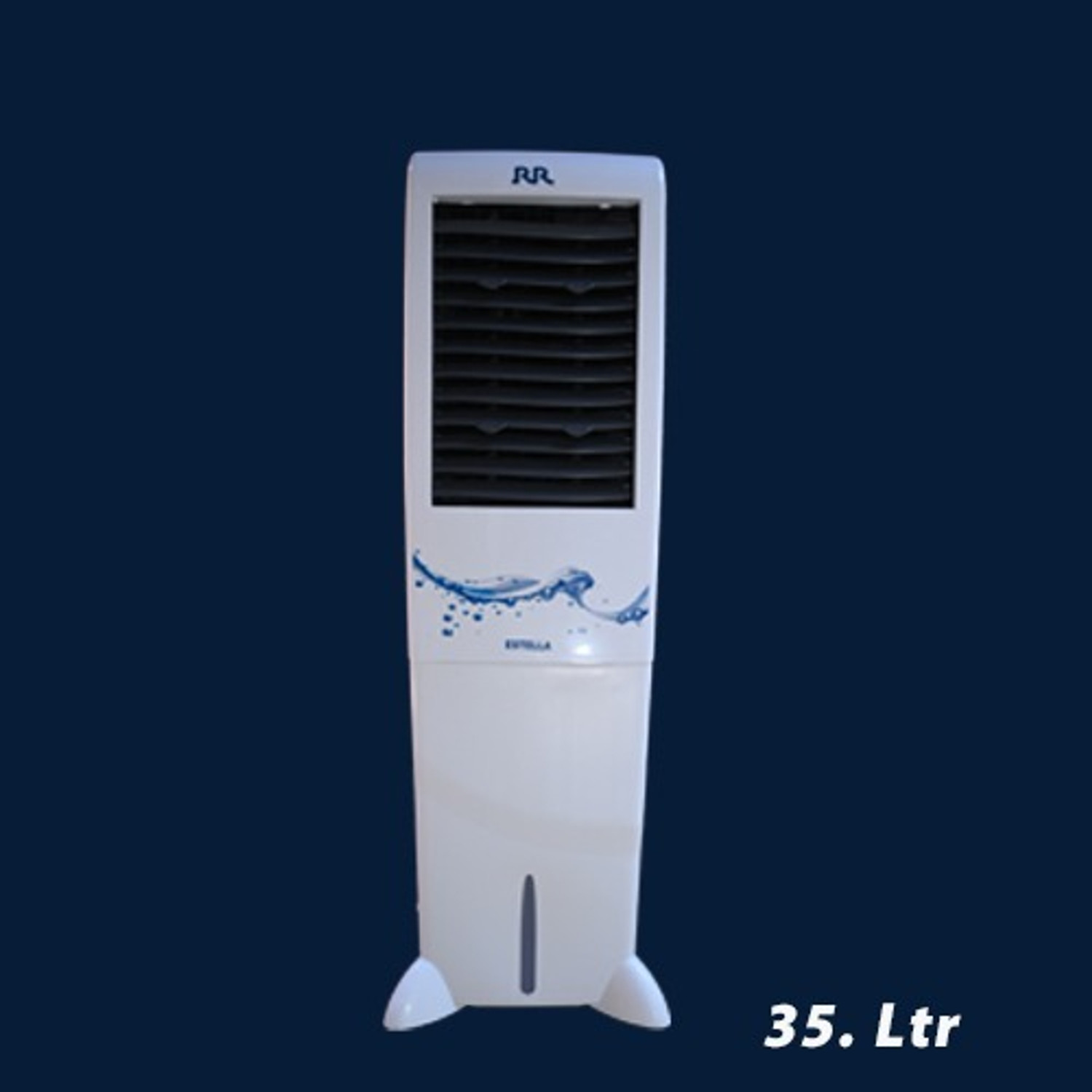 Image of RR KABLE 35 L Tower Air Cooler (White & Black, Estella)