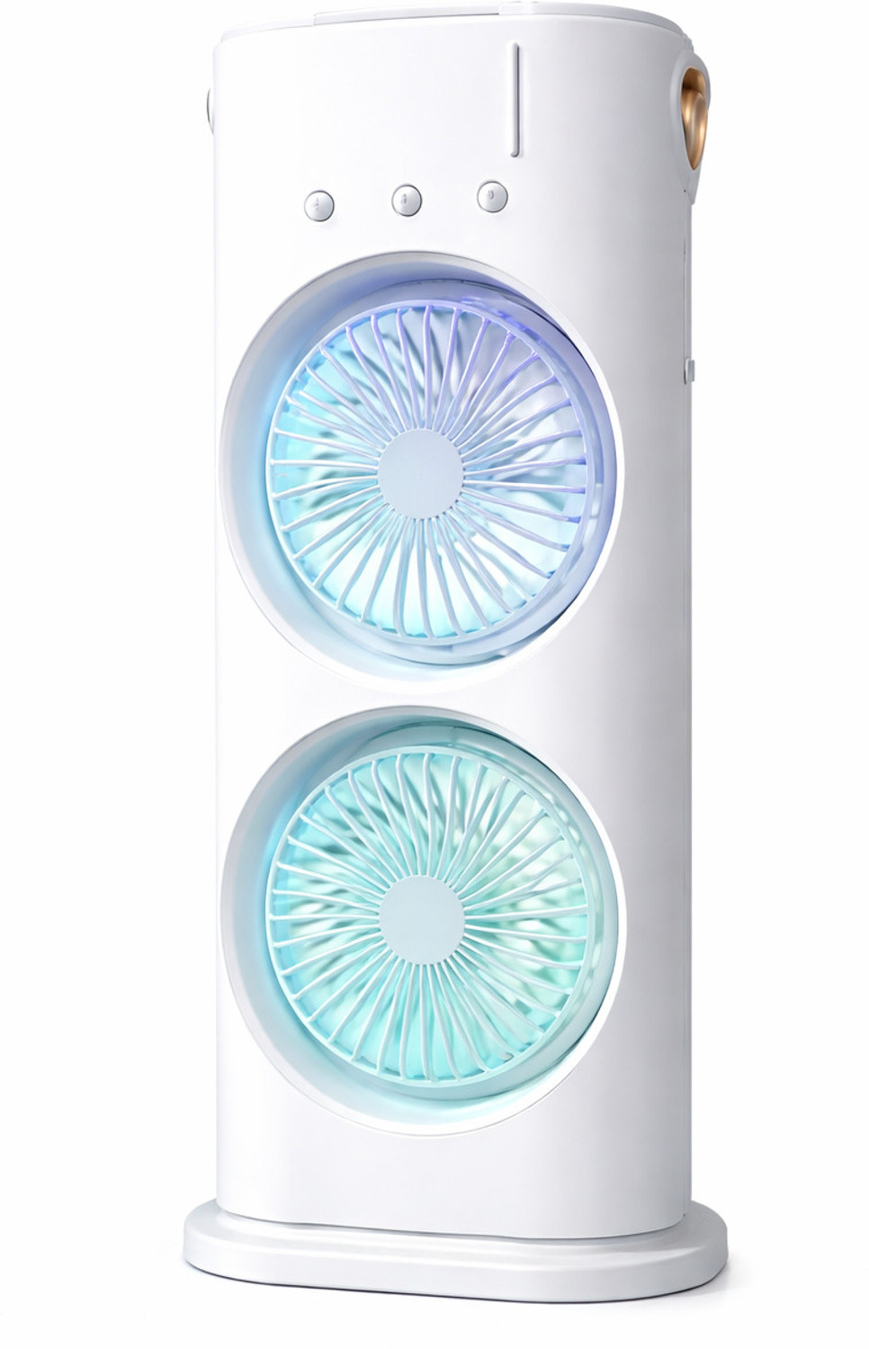 Image of SHREECOLLETION 4 L Room /Personal Air Cooler (White, Portable Air Cooler Fan Mini USB Cooling Fan with LED Light Desktop)