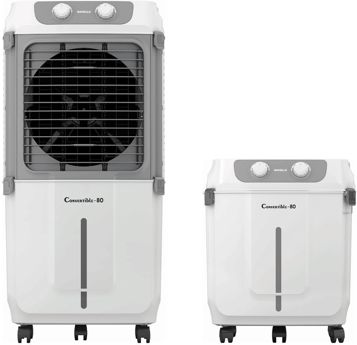Image of HAVELLS 40 L Tower Air Cooler (Black and Grey, Zurii 40 With Remote Digital Tower Cooler)