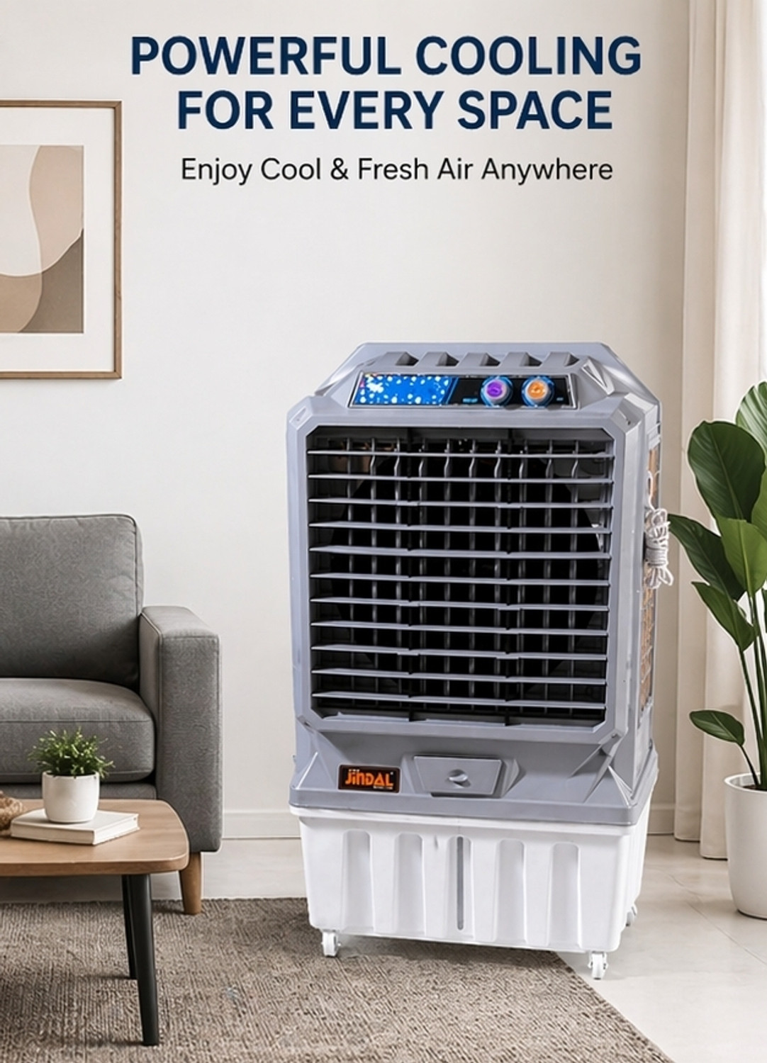 Image of Hammad Collection 40 L Desert Air Cooler (White, Air Cooler)