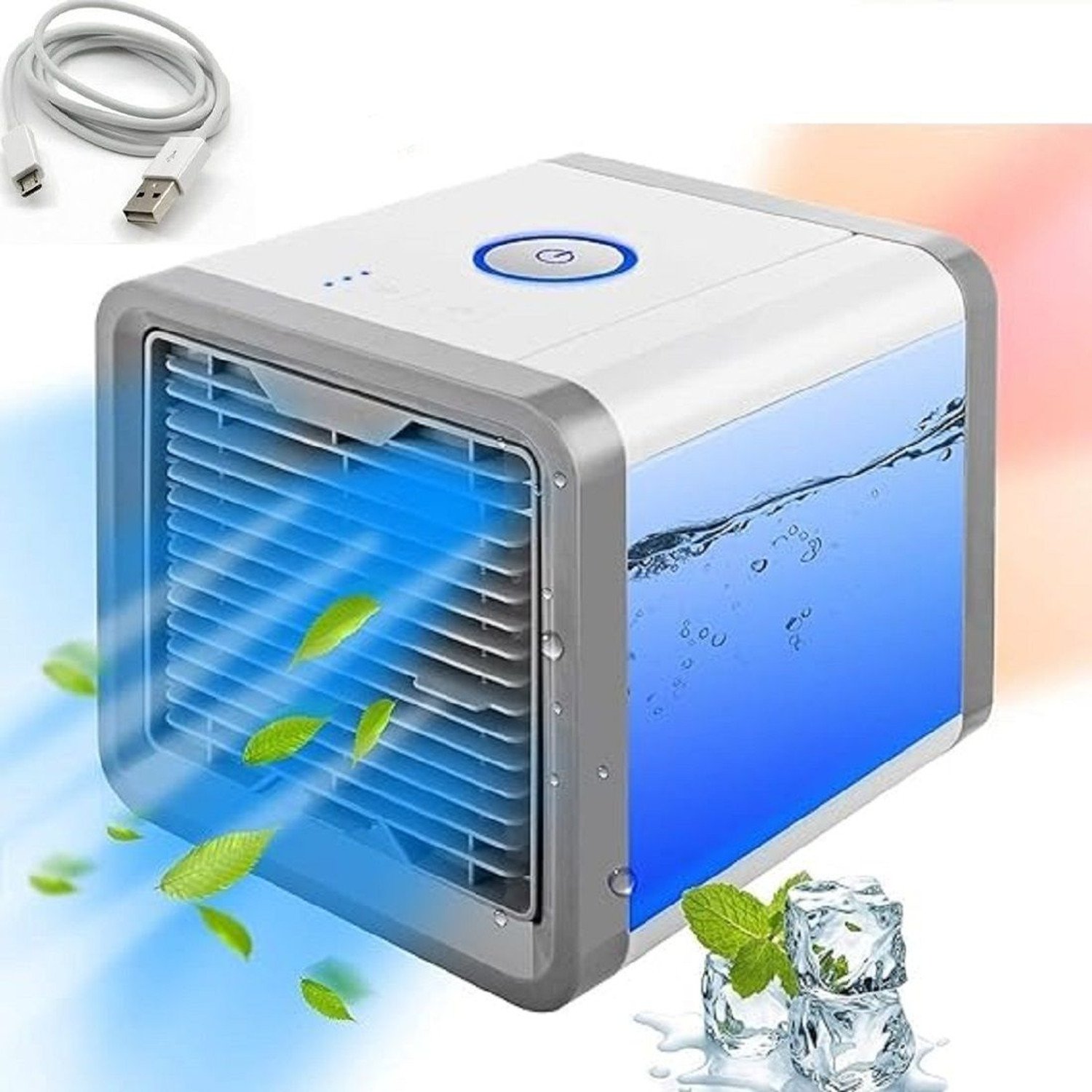 Image of Sitaramm 40 L Room /Personal Air Cooler (White, Double Ended Spray Fan (Newly 2025) Desk Fan Office and home xds14)