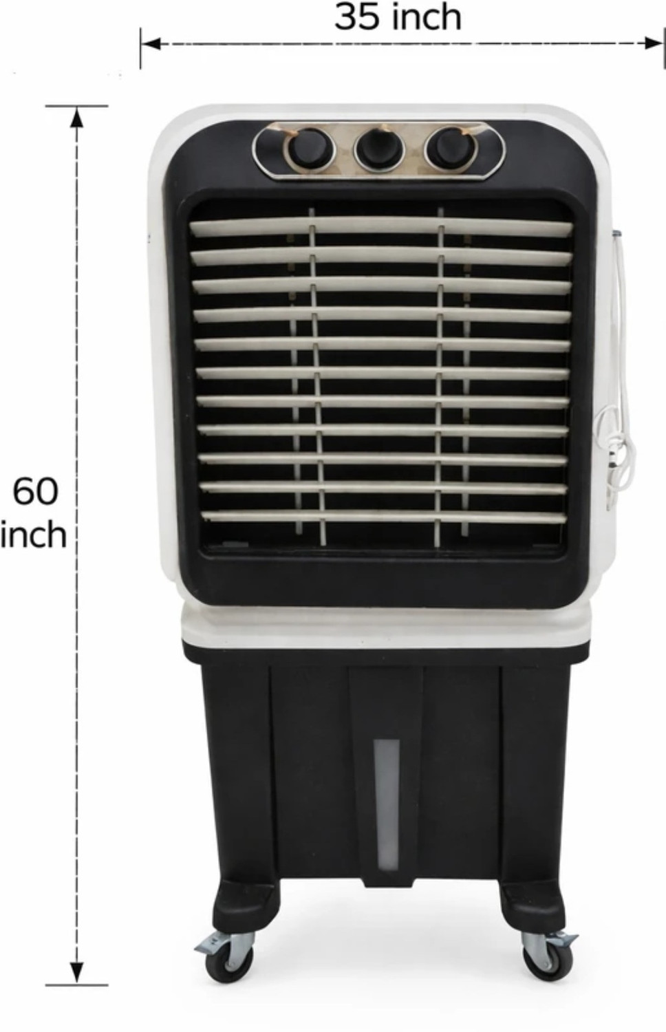 Image of Frostline 70 L Desert Air Cooler (White, Desert Air Cooler for Larger Room Big Ice Chamber High-Speed Cooling | AirC 33)