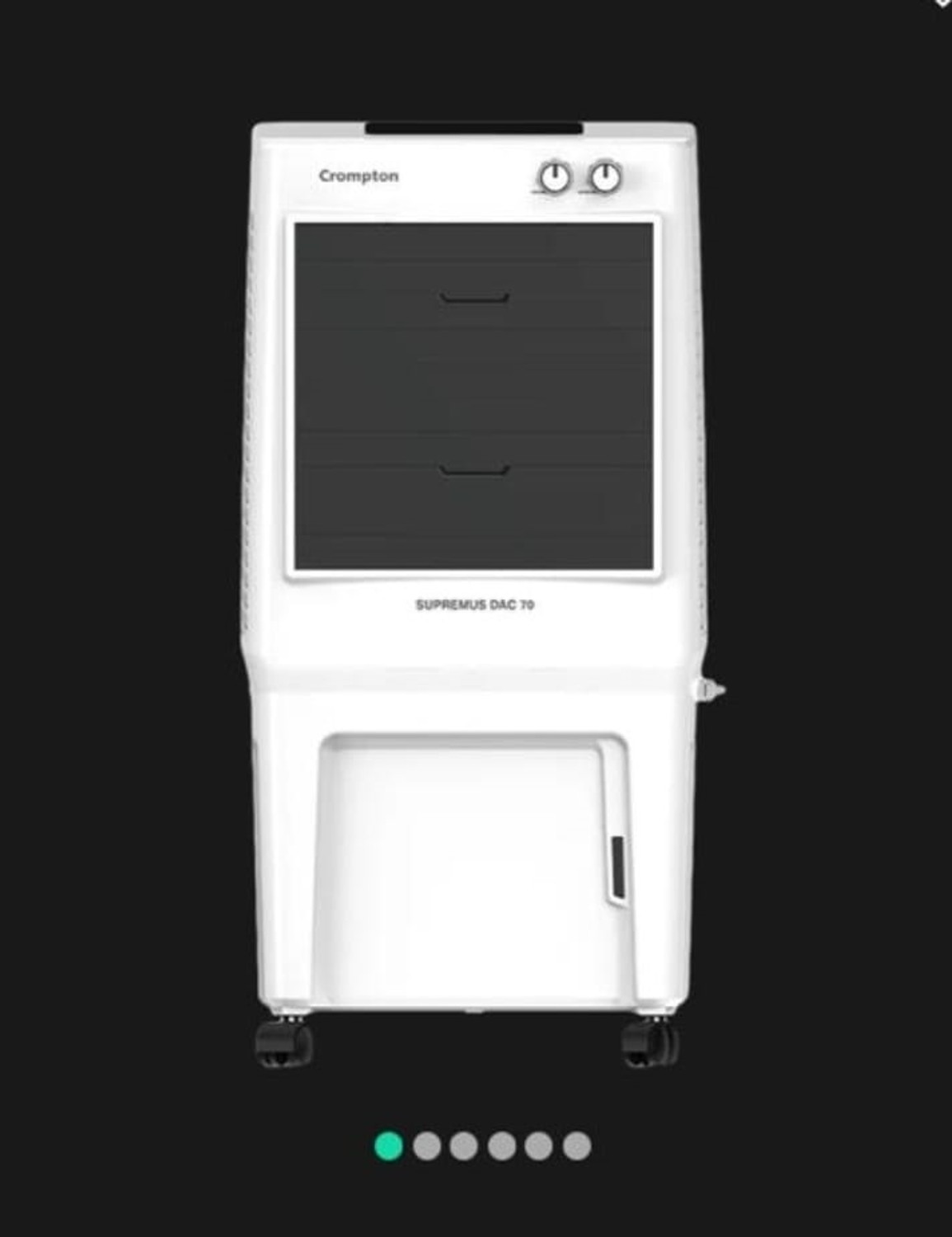Image of Crompton 70 L Desert Air Cooler (WHITE AND BLACK, SUPREMUS DAC 70)