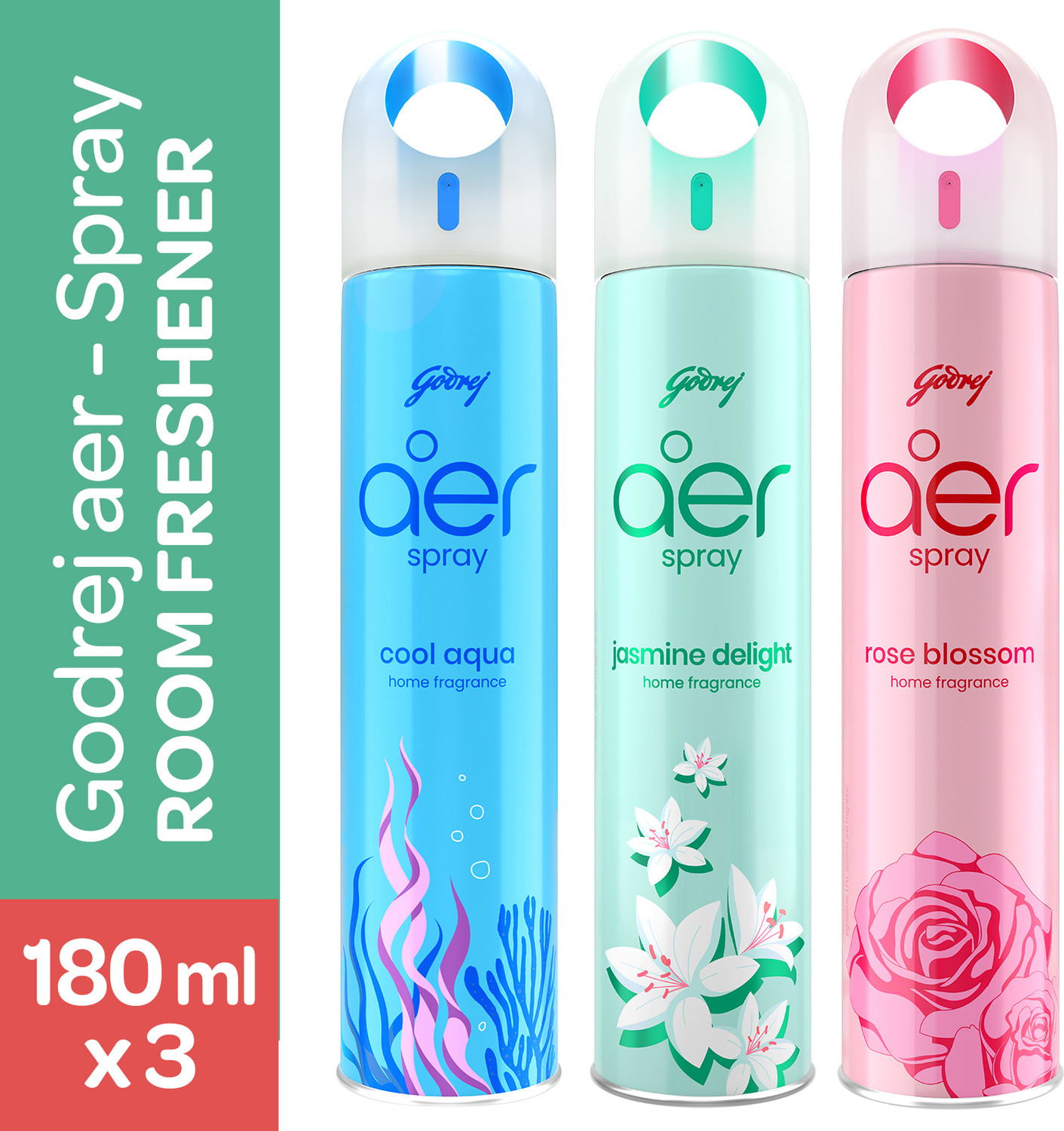 Image of Godrej Aer PETAL, PASSION, ALIVE, PASSION Car Freshener Automatic Spray Aer Matic Refill - PETAL, PASSION, ALIVE, PASSION. (900 ml)