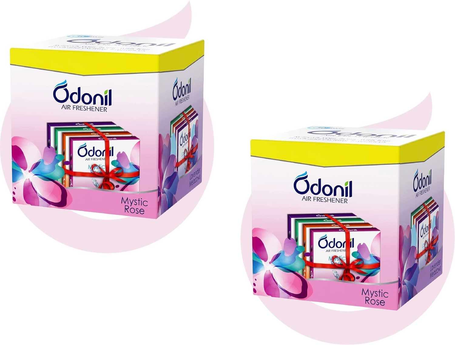 Image of Odonil Mixed Fragrance Blocks mystic rose (4 x 50 ml)