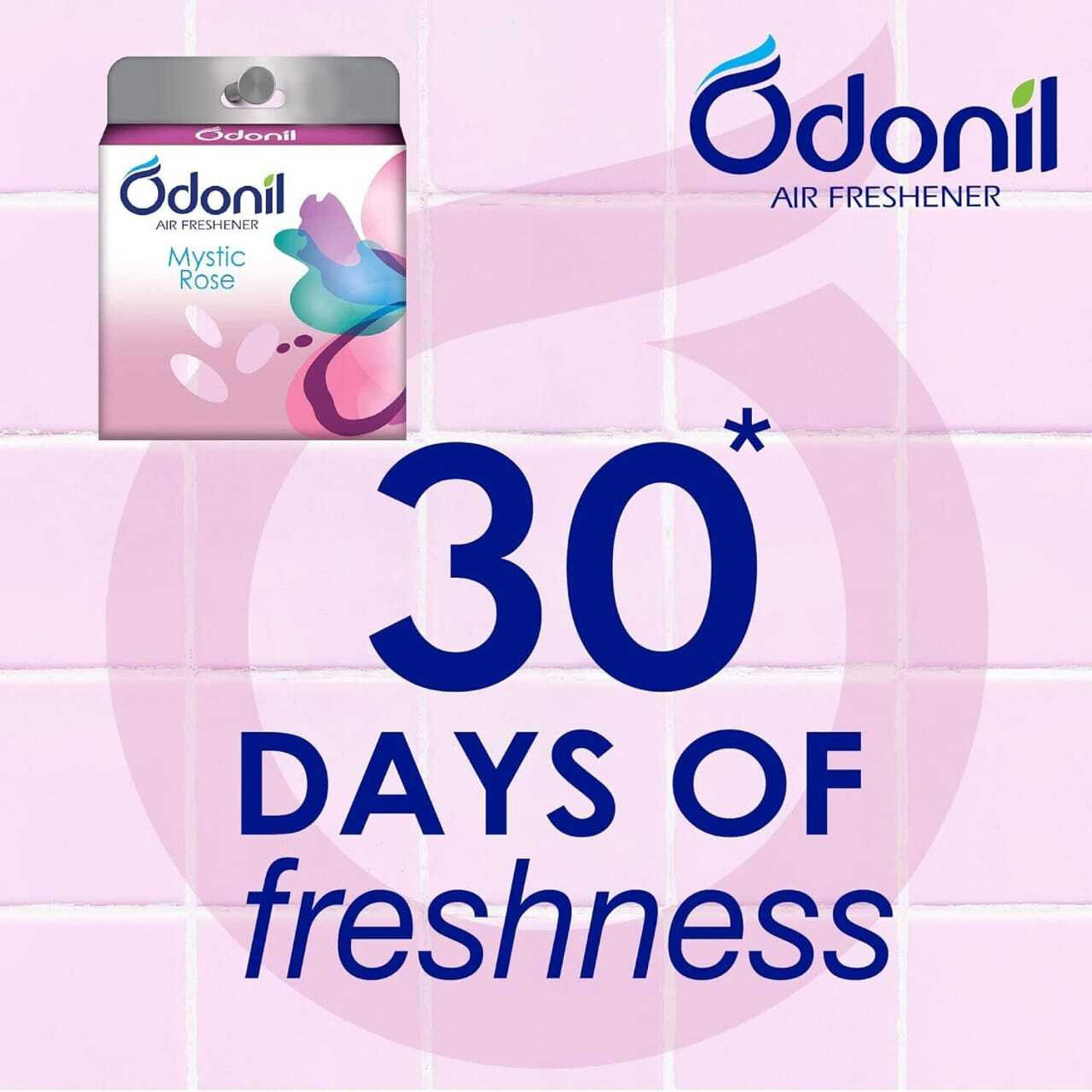 Image of Odonil LEVENDER, JESMINE, MYSTIC ROSE , ORCHID DEW, Mixed Fragrance Blocks mystic rose (5 x 45 g)
