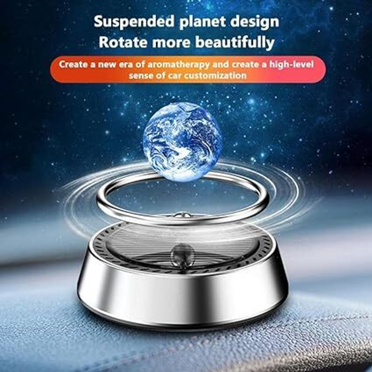 Image of JMD GLOBAL SALES Ocean Fragrance Interstellar Earth Solar Energy Ball Car Perfume Car Freshener Diffuser Interstellar Earth Solar Energy Ball Car Aromatherapy Air Freshner Perfume (10 ml)