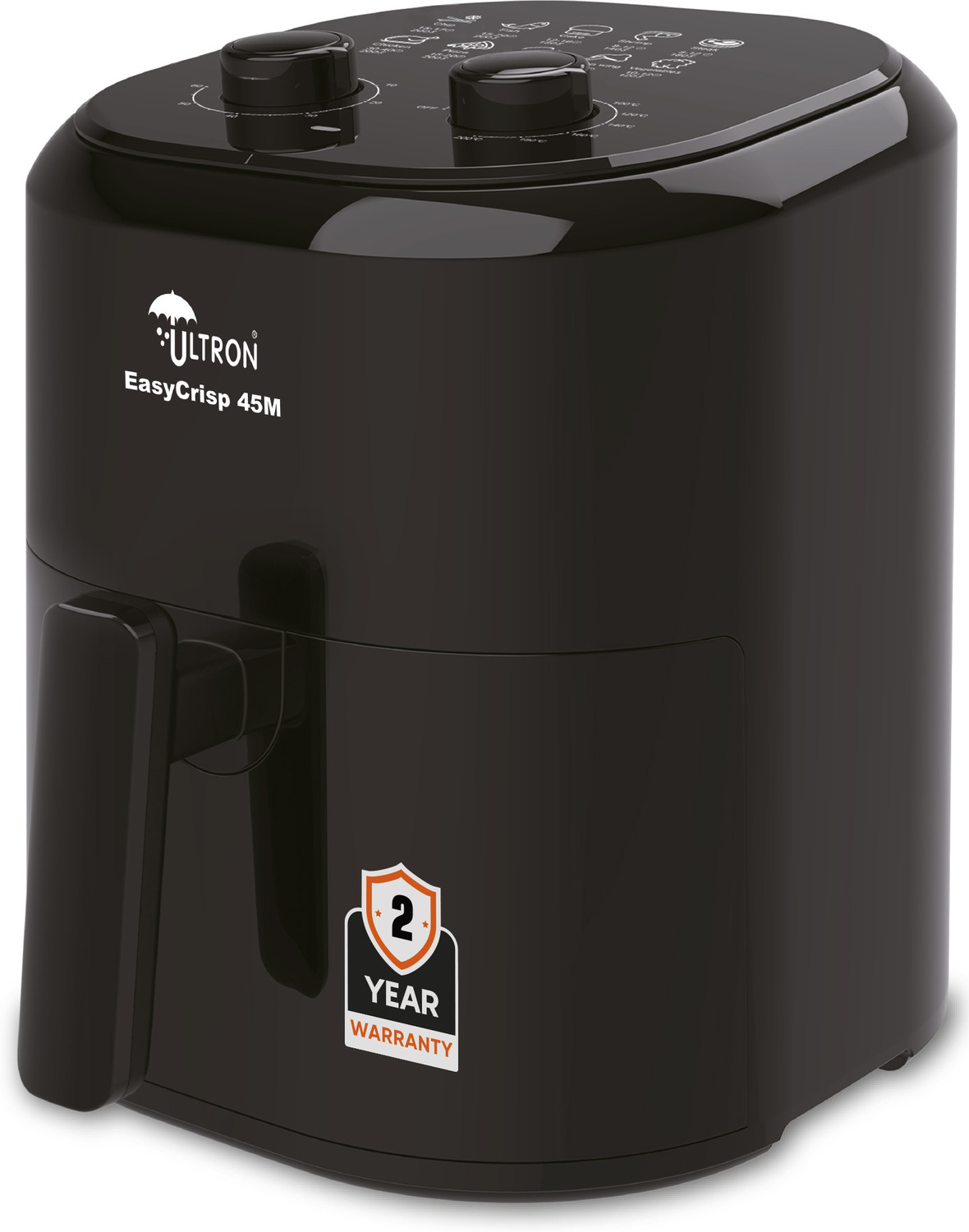 Image of Jaipan JAF1800 Manual Black Air Fryer (3.2 L)