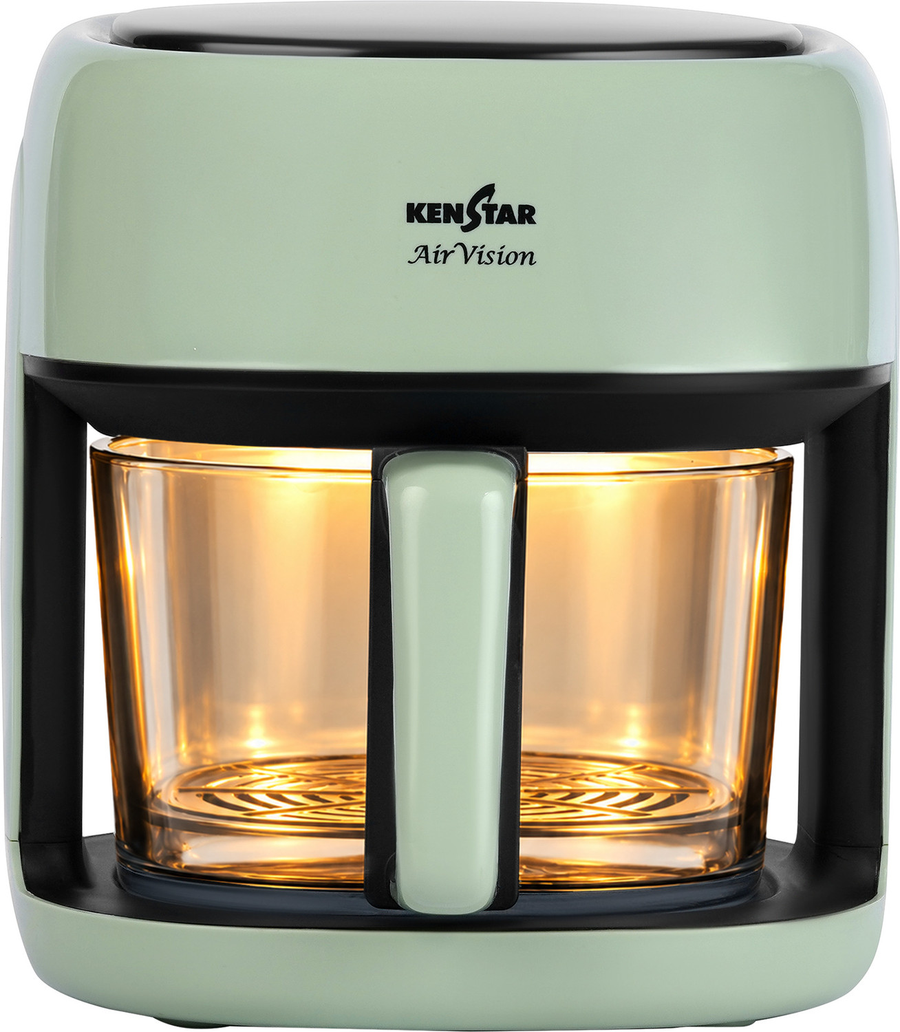 Kenstar Air Vision 5L|Glass Bowl|See Through Window |1350W|2 Years Warranty Air Fryer