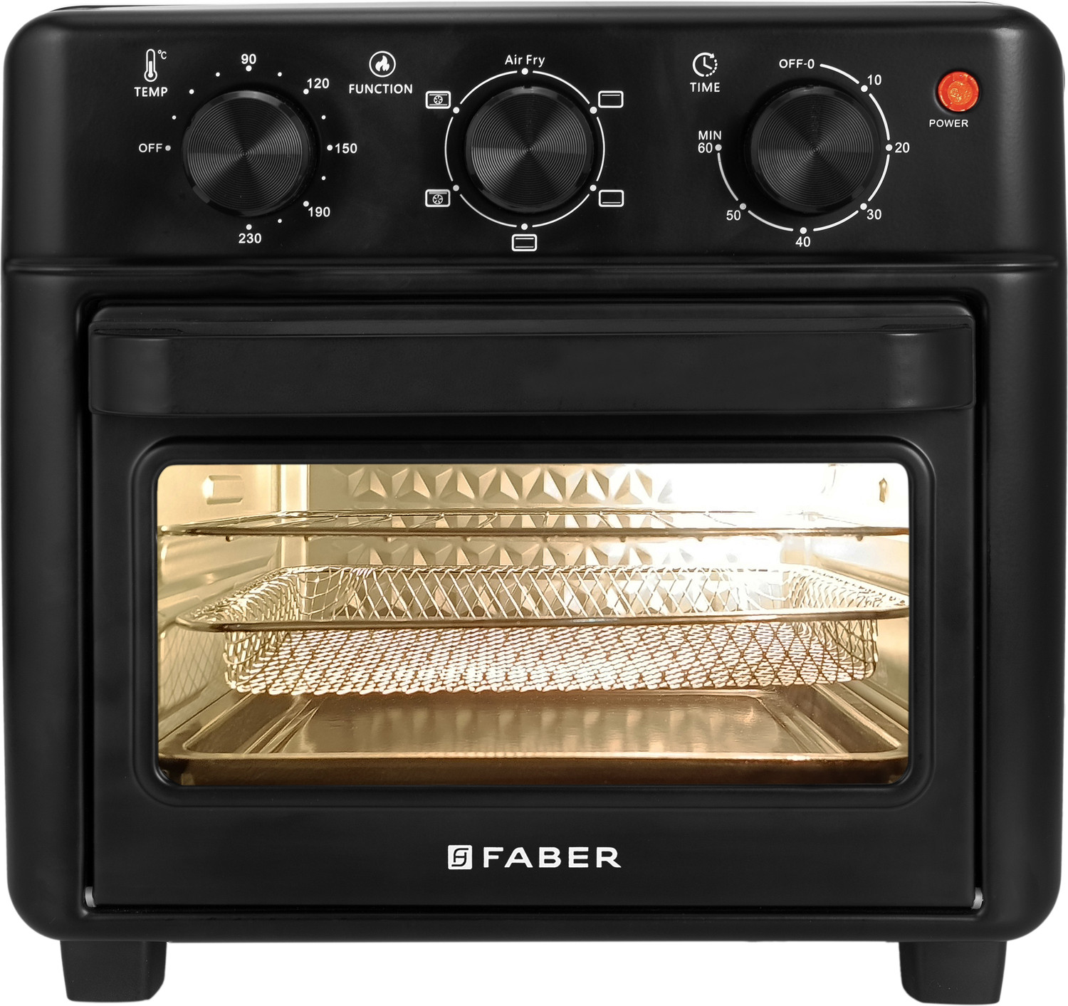 Image of Pelonis 23 L Convection Microwave Oven (AS823E4J S, Black)