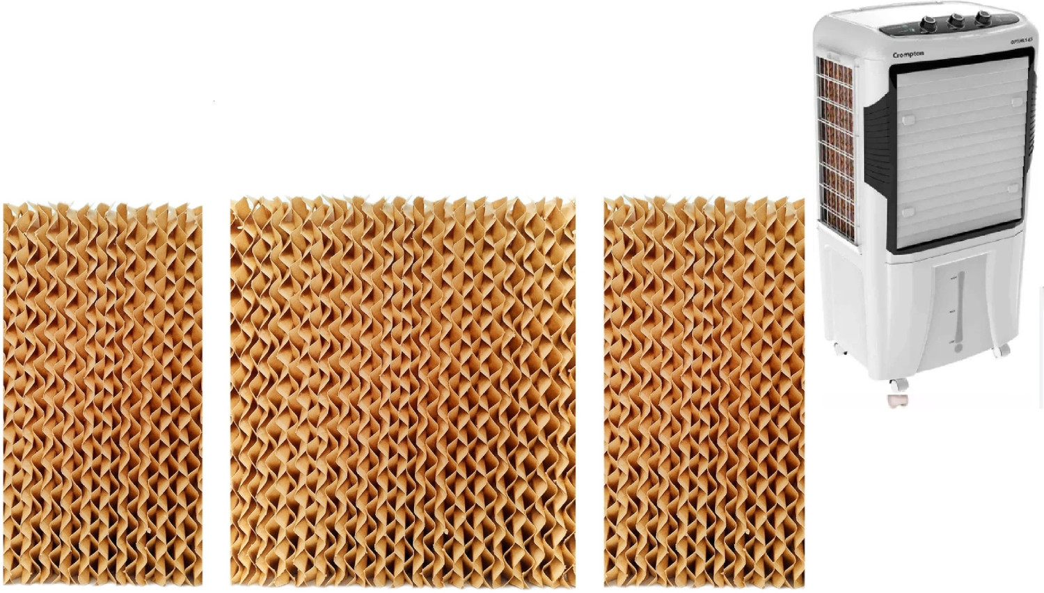 Image of Havai Honeycomb Pad - Back - for Kenstar Glam 50R Tower Cooler Air Purifier Filter (ULPA Filter)