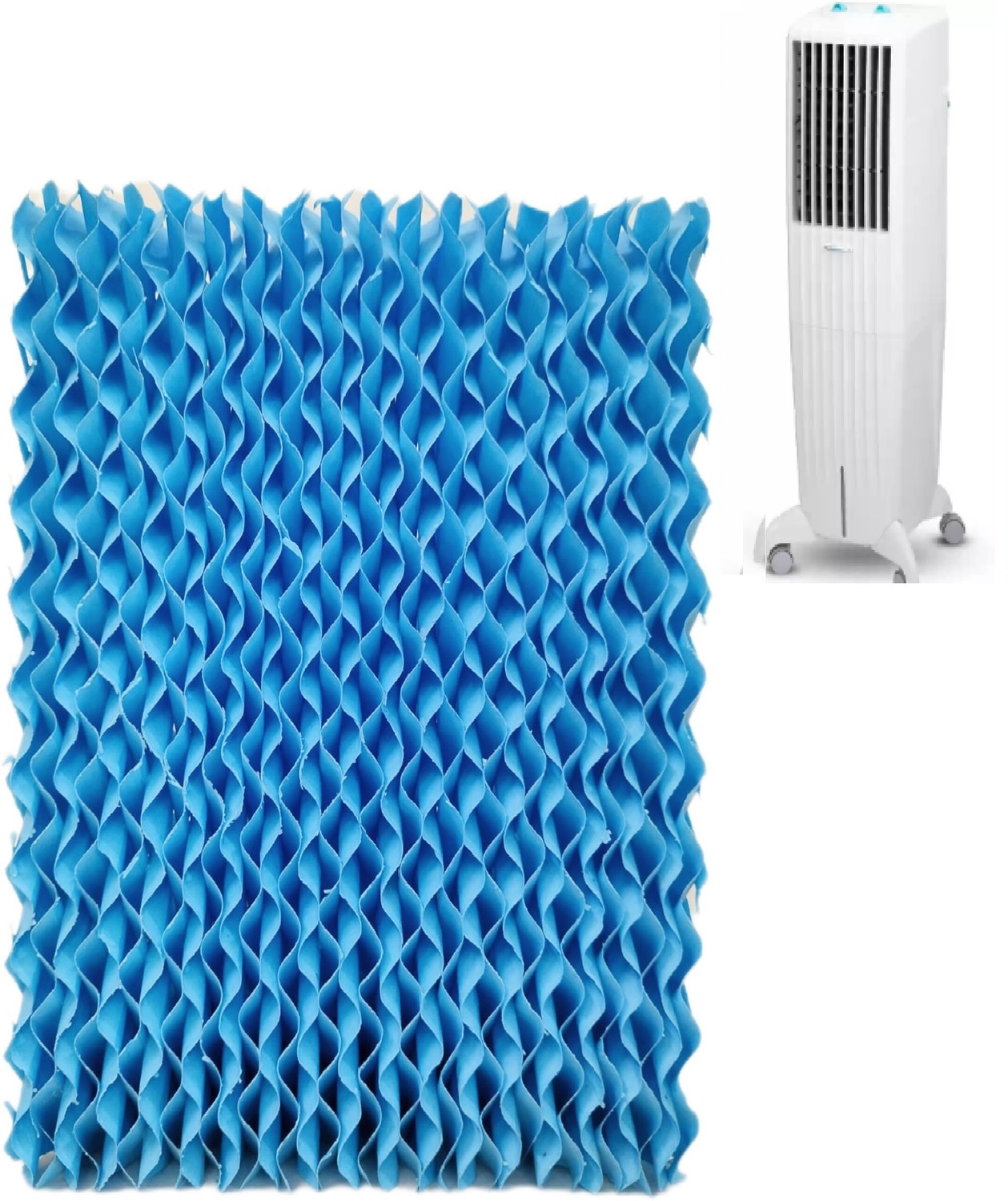 Image of Havai Honeycomb Pad - Back - for Kenstar Glam 50R Tower Cooler Air Purifier Filter (ULPA Filter)