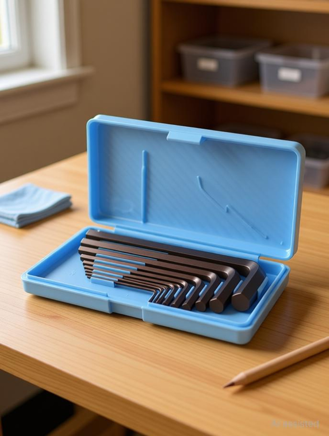 ZIODIC 9-Piece 1/8 inch L-Shape Allen Wrench Set - Image 1
