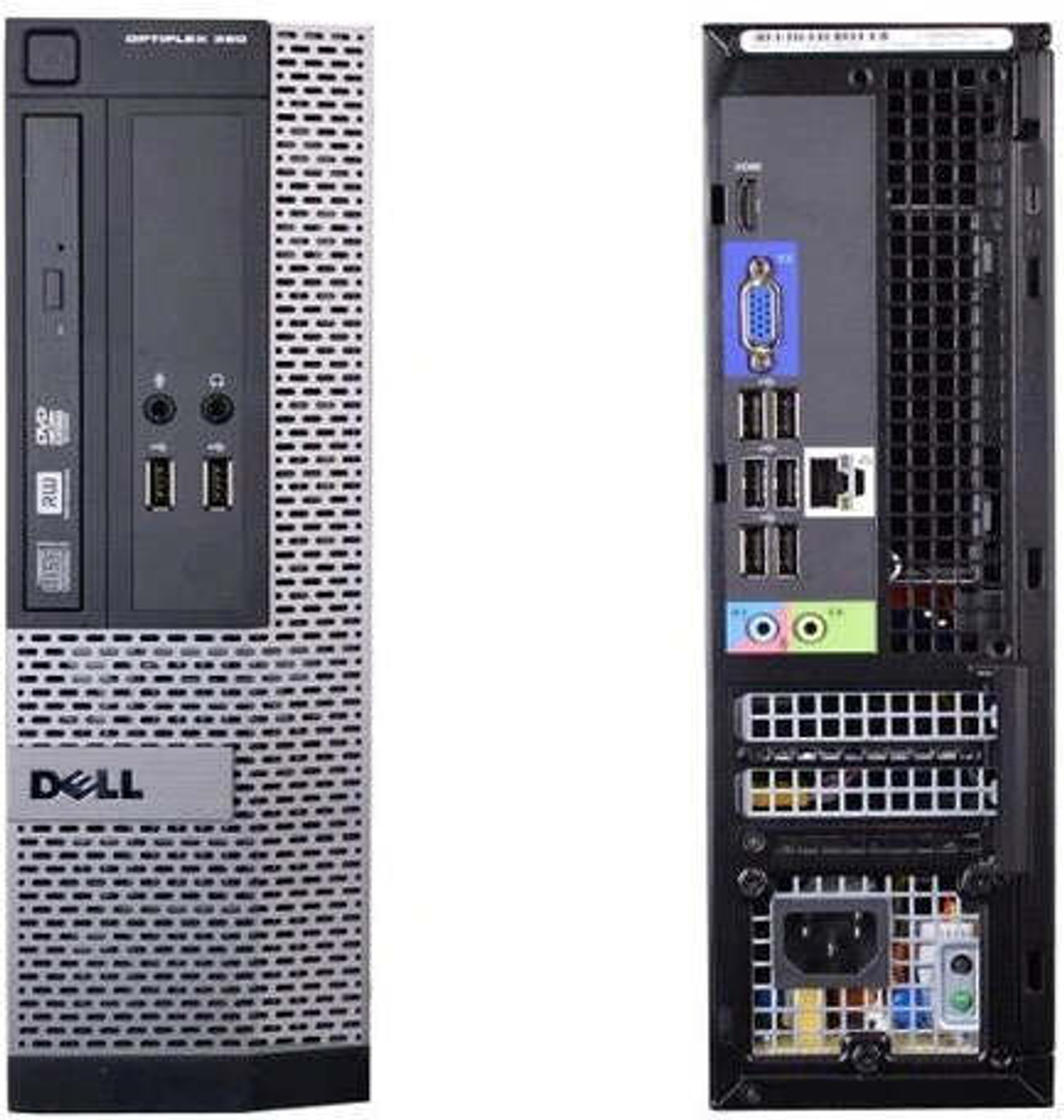 Image of iglimmer 5050 Core i7 (16 GB DDR4 /512 GB SSD /Windows 11 Home /0 Inch Screen /DELL REFURBISHED I7 DESKTOP) with MS Office (Black, 40 cm x 45 cm x 36 cm, 6 kg)