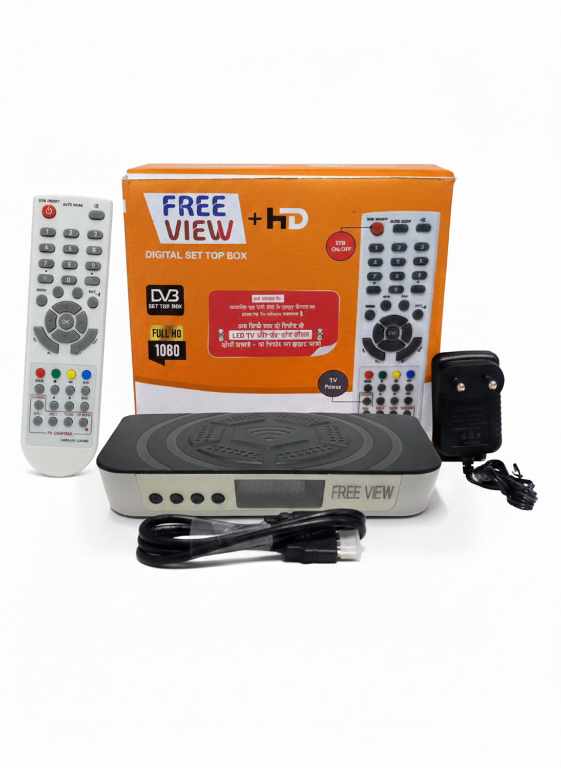Image of Samcon MPEG-4 HD Set Top Box | 150+ Free TV Channels | DD Free Dish Media Streaming Device (Black Punch)