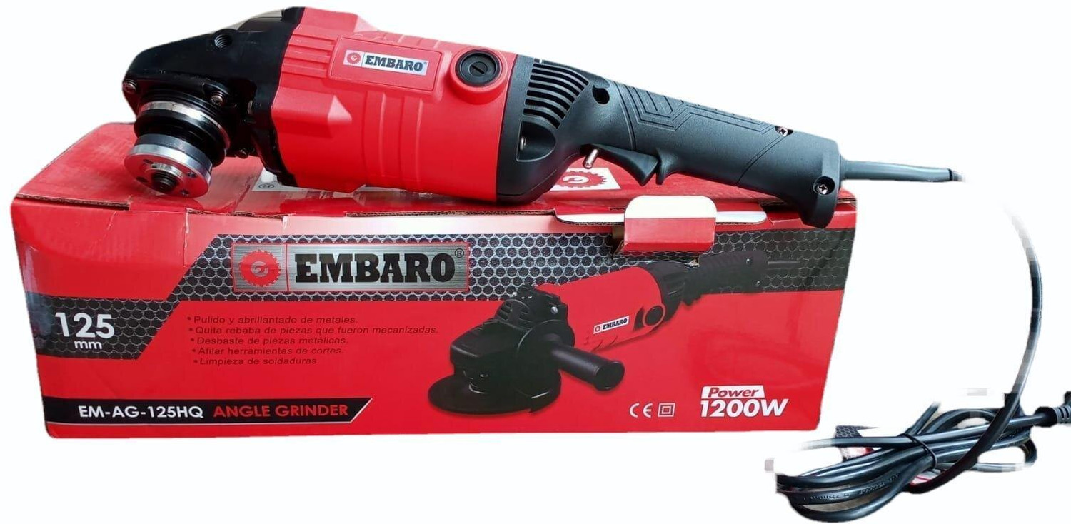 Image of RanPra Long handle Redhorse Heavy duty --125 mm 980watt Angle Grinder (100 mm Wheel Diameter)