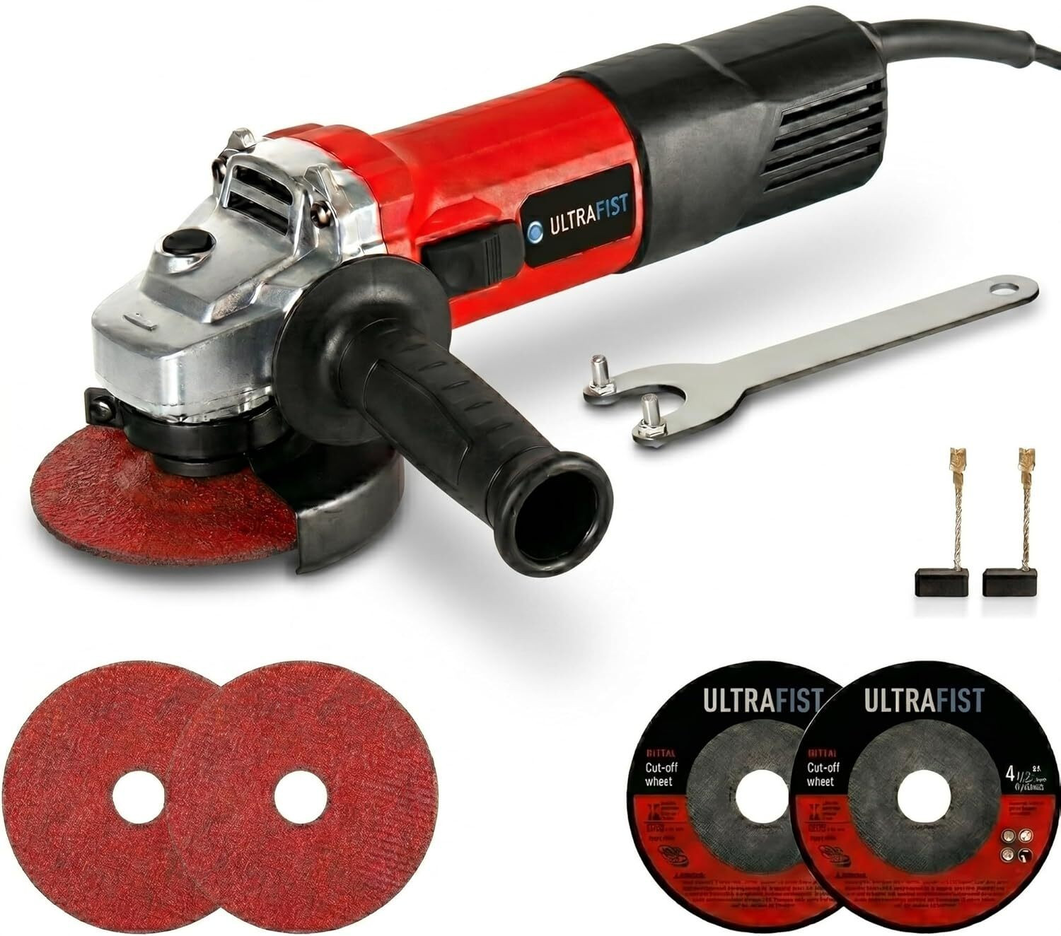 ULTRAFIST GOLD 1100W 4inch Angle Grinder 100mm, 11000 RPM, Heavy Duty, 2-Position Handle Angle Grinder