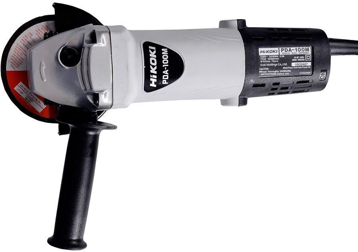 Image of HIKOKI PDA100MS7Z Angle Grinder (100 mm Wheel Diameter)